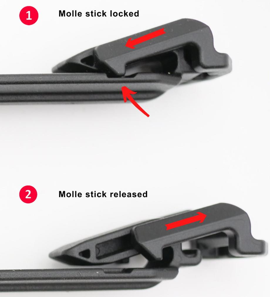 Desert Fox molle stick instructions