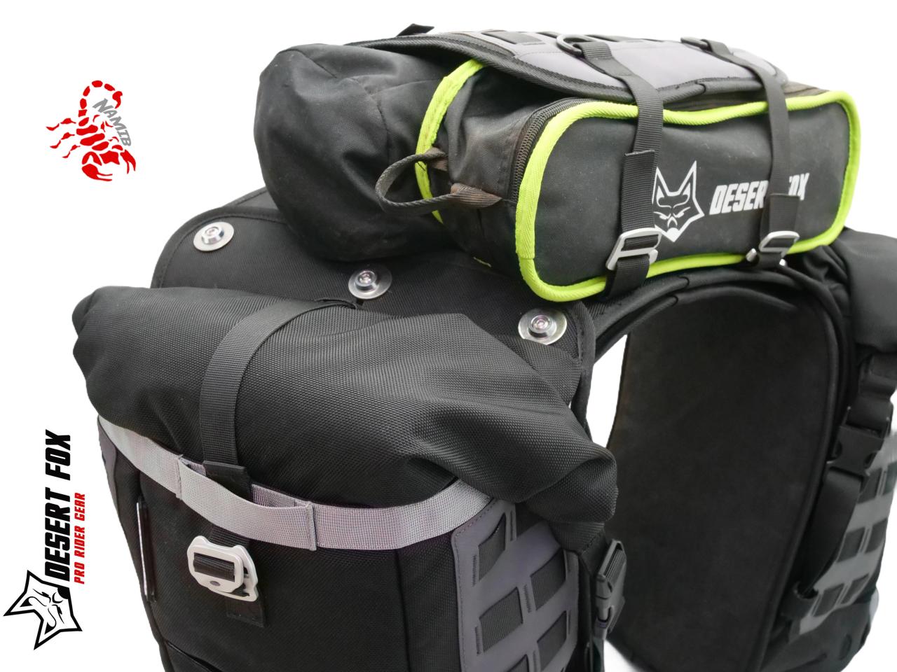 tent storage for panniers